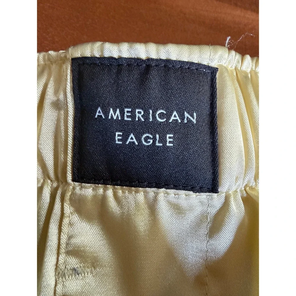 4 Pack American Eagle Satin Boxer Shorts Large Yellow Lavender Coral Tie Dye